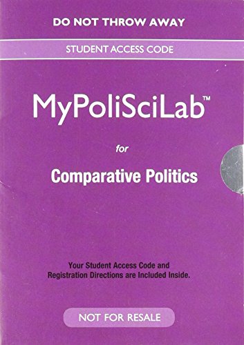 Book NEW MyPoliSciLab for Comparative Politics -- Valuepack Access Card free