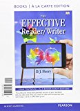 Book The Effective Reader/Writer, Books a la Carte Plus MyLab Reading & Writing Skills with Pearson eText -- Access Card Package free
