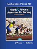 Book Applications Manual for Health & Physical Assessment in Nursing free