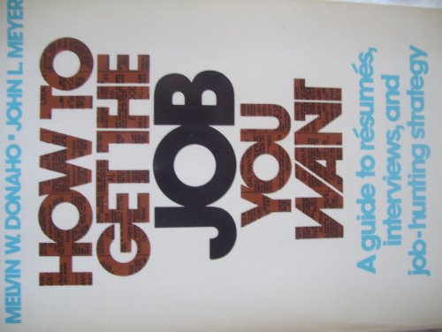 Book How to Get the Job You Want free