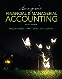 Book Horngren's Financial & Managerial Accounting Plus MyLab Accounting with Pearson eText -- Access Card Package (5th Edition) (Miller-Nobles et al., The Horngren Accounting Series) free