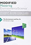 Book Modified Mastering Environmental Science with Pearson Etext -- Standalone Access Card -- For the Environment and You free