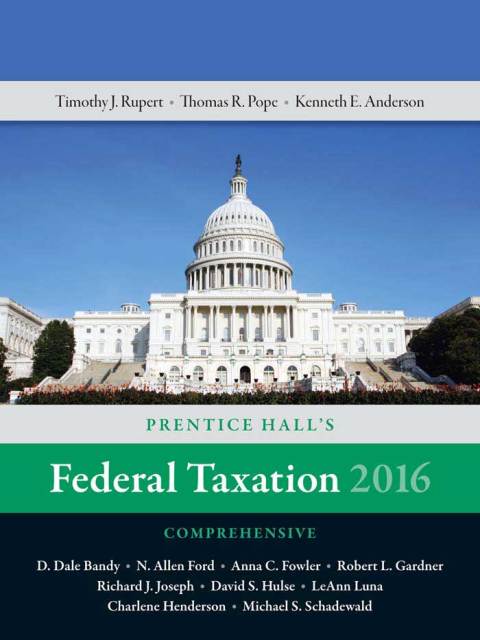 Book Pearson's Federal Taxation 2016 Comprehensive free