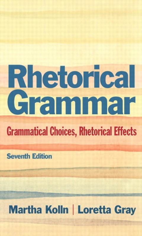 Book Rhetorical Grammar free