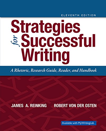 Book Strategies for Successful Writing (2-downloads) free