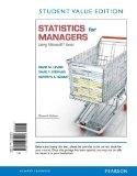 Book Statistics for Managers Using Microsoft Excel, Student Value Edition; MyStatLab for Business Statistics -- ValuePack Access Card; PHStat for Pearson 5x7 Valuepack Access Code Card (7th Edition) free