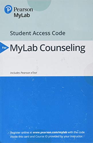 Book MyLab Counseling with Pearson eText -- Access Card -- Generic free