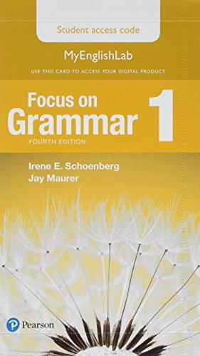 Book Focus on Grammar 1 MyLab English Access Code Card (My English Lab) free