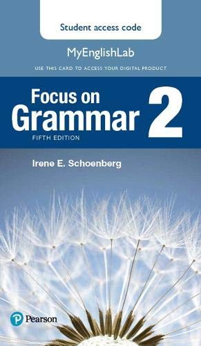 Book Focus on Grammar 2 MyLab English Access Code Card (My English Lab) free