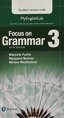 Book Focus on Grammar 3 MyLab English Access Code Card (My English Lab) free