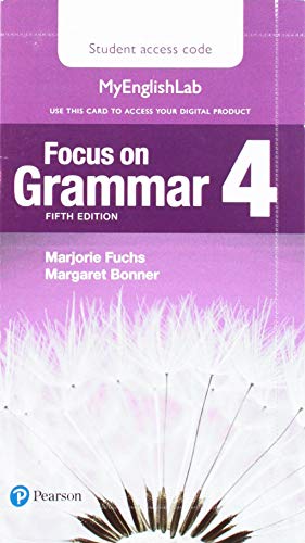 Book Focus on Grammar 4 MyLab English Access Code Card (My English Lab) free