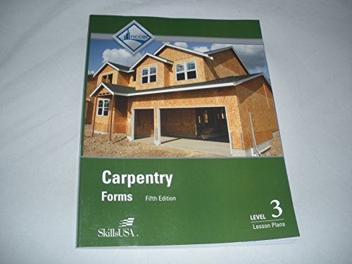 Book Lesson Plan for Carpentry Forms Level 3, 5th Edition free