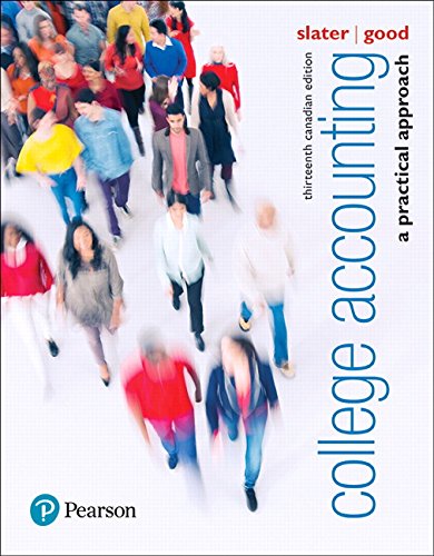 Book College Accounting: A Practical Approach, Thirteenth Canadian Edition (13th Edition) free