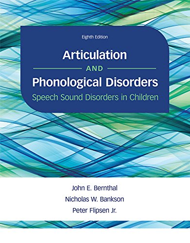 Book Articulation and Phonological Disorders: Speech Sound Disorders in Children (2-downloads) free