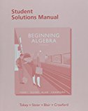 Book Student Solutions Manual for Beginning Algebra free