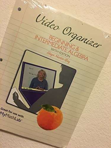 Book Video Organizer for Beginning & Intermediate Algebra free