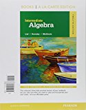 Book Intermediate Algebra, Books a la Carte Edition, Plus Mylab Math -- Access Card Package free