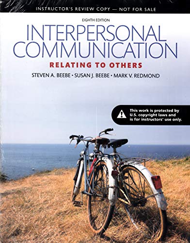 Book INTERPERSONAL COMMUNICATION 8TH.EDITION I.E. free