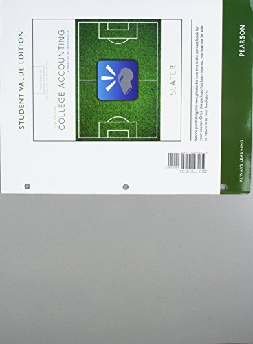 Book College Accounting Chapters 1-12 with Study Guide and Working Papers, Student Value Edition; CD for Intuit QuickBooks 2014; MyLab Accounting with ... A Practical Approach (13th Edition) free