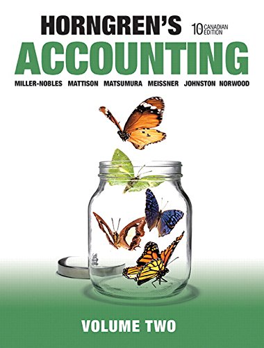Book Horngren's Accounting, Volume 2, Tenth Canadian Edition Plus MyAccountingLab with Pearson eText -- Access Card Package (10th Edition) free