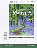 Book Introductory Statistics, Books a la Carte Plus NEW MyLab Statistics with Pearson eText -- Access Card Package free