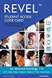 Book Revel for Abnormal Psychology -- Access Card (17th Edition) free