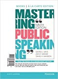 Book Mastering Public Speaking, Books A La Carte Edition; Revel for Mastering Public Speaking -- Access Card; Pearson MediaShare -- Valuepack Access Card (9th Edition) free