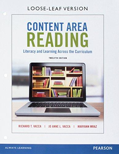 Book Content Area Reading: Literacy and Learning Across the Curriculum, Loose-Leaf Version (12th Edition) free