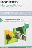 Book Modified Mastering Biology with Pearson Etext -- Standalone Access Card -- For Campbell Biology in Focus free