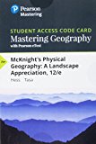 Book Mastering Geography with Pearson eText -- Standalone Access Card -- for McKnight's Physical Geography: A Landscape Appreciation (12th Edition) free