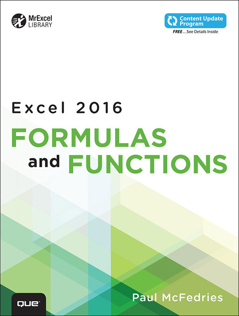 Book Excel 2016 Formulas and Functions (MrExcel Library) free