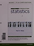 Book Introductory Statistics, Books a la Carte Plus NEW MyLab Statistics with Pearson eText -- Access Card Package free