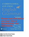 Book Workbook, Understanding and Using English Grammar, 5th Edition free