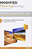 Book Modified Mastering Geology with Pearson eText -- Standalone Access Card -- for Foundations of Earth Science free