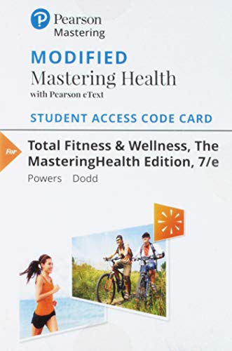 Book Modified Mastering Health with Pearson eText -- Standalone Access Card -- for Total Fitness & Wellness, The Mastering Health Edition (7th Edition) free