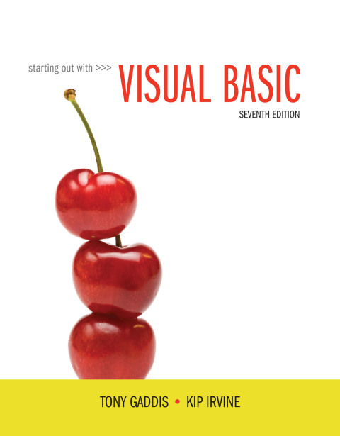Book Starting out with Visual Basic (Subscription) free