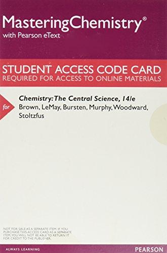 Book CHEMISTRY:CENTRAL SCI.-MASTERINGCHEM. free