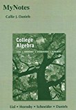 Book MyNotes for College Algebra plus MyLab Math -- Access Card Package free
