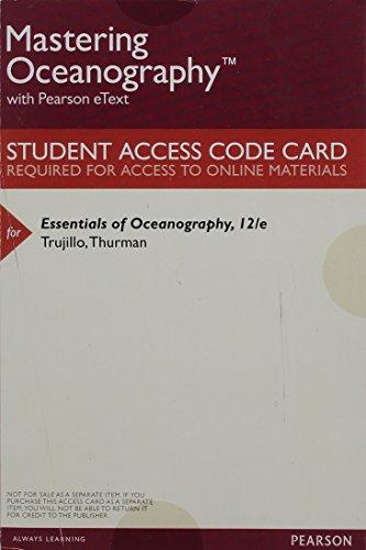 Book MasteringOceanography with Pearson eText - Valuepack Access Card - for Essentials of Oceanography free