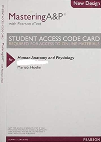 Book Modified MasteringA&P with Pearson eText -- ValuePack Access Card -- for Anatomy & Physiology free