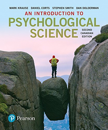 Book An Introduction to Psychological Science, Second Canadian Edition 2nd Edition free