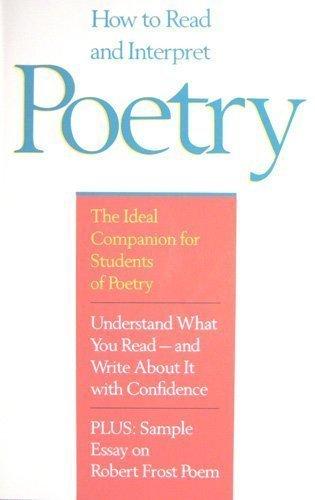Book How to Read and Interpret Poetry (HOW TO INTERPRET POETRY) free