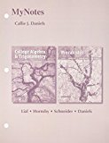 Book MyNotes for College Algebra and Trigonometry and Precalculus free