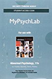 Book NEW MyPsych Lab without Pearson eText -- Standalone Access Card -- for Abnormal Psychology free