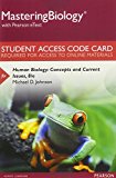 Book Mastering Biology with Pearson eText -- Standalone Access Card -- for Human Biology: Concepts and Current Issues (8th Edition) free