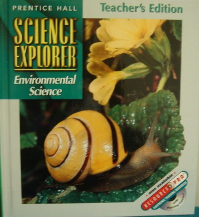 Book Prentice Hall Science Explorer Enviromental Science Teacher Edition 2000 Isbn 0134345673 free