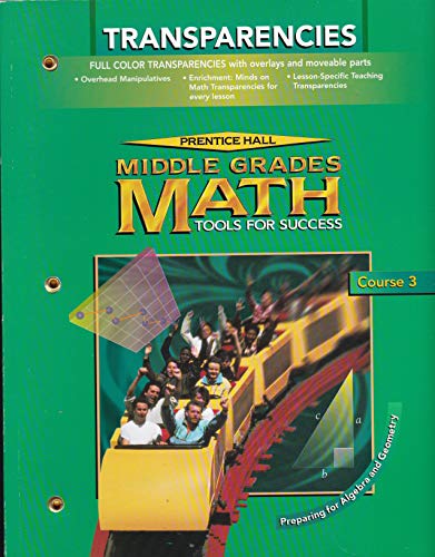Book Middle Grades Math Tools For Success Transparencies free