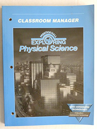 Book Classroom Manager Prentice Hall Exploring Physical Science free