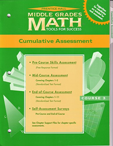 Book Middle Grades Math Tools For Success Cumulative Assessment Course 3 free