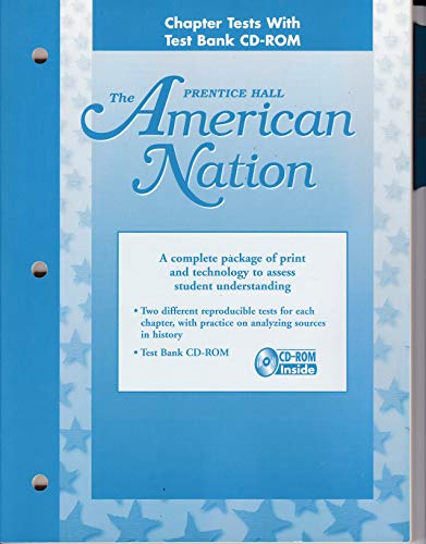 Book Prentice Hall The American Nation Chapter Tests With Test Bank Cd-rom free